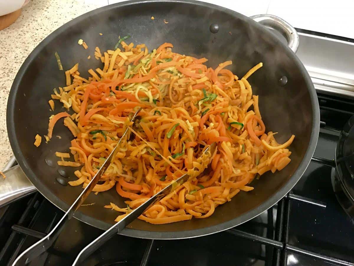 Spiralized vegetables