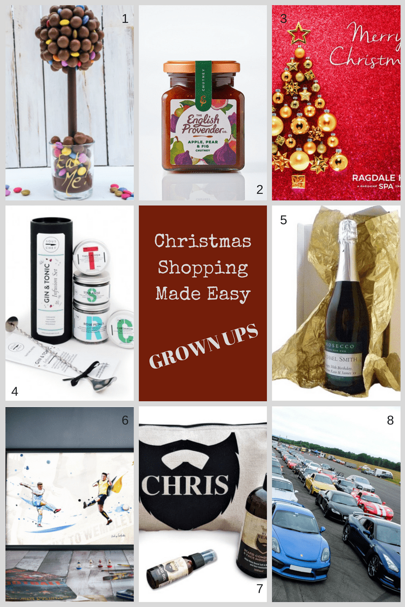 Christmas Shopping Made Easy - The Grown Up Addition