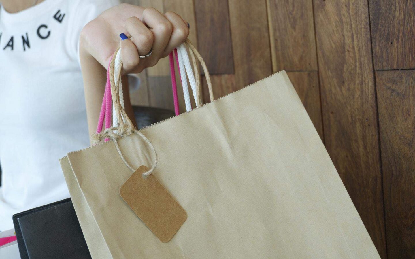 shopping bags from savvy sales shopping