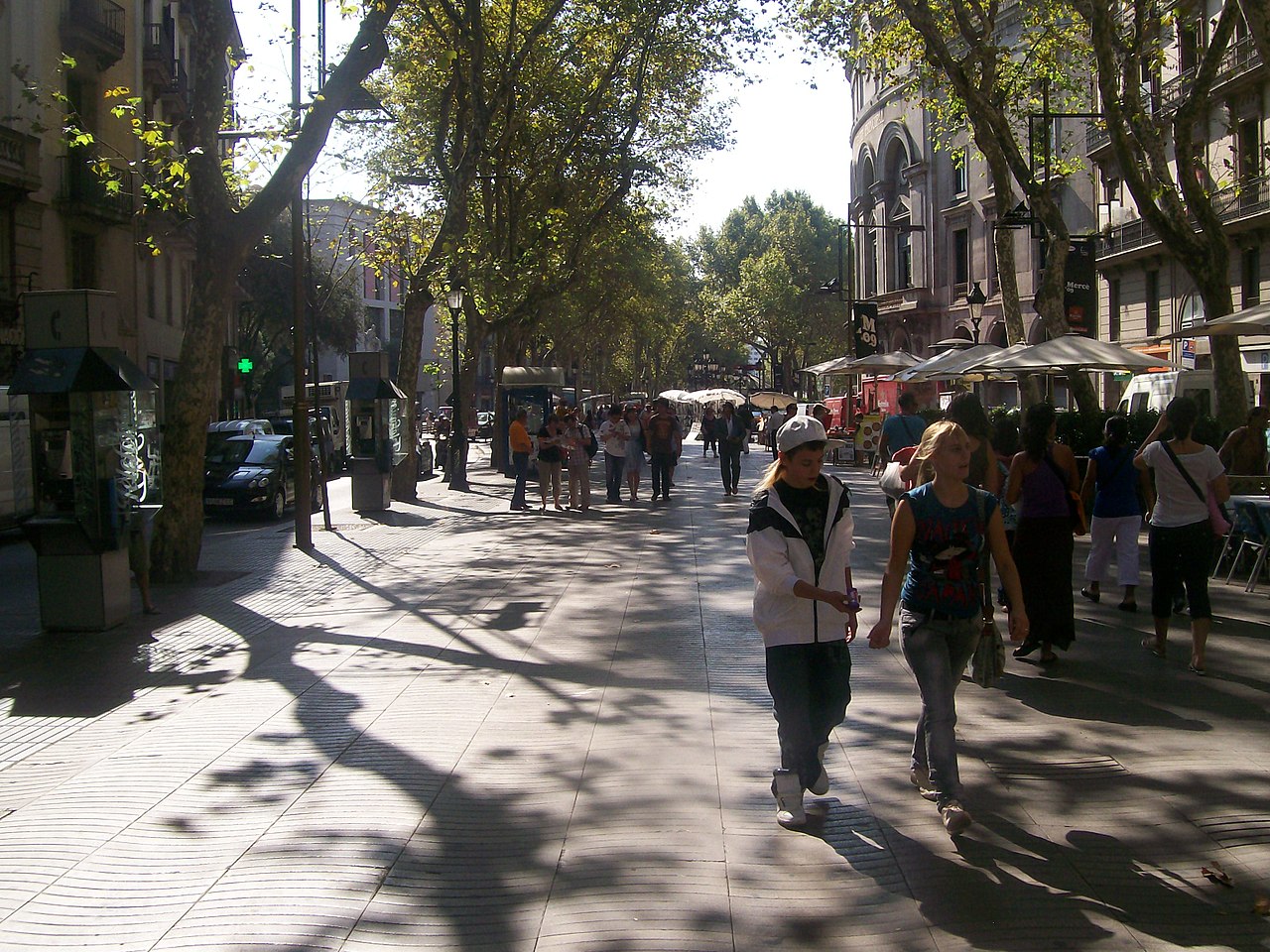 Las Ramblas Visiting Barcelona