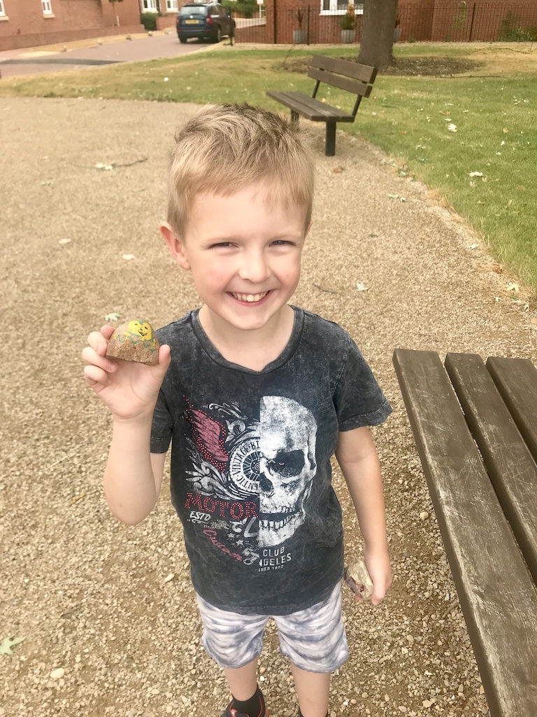 rock hunting and hiding