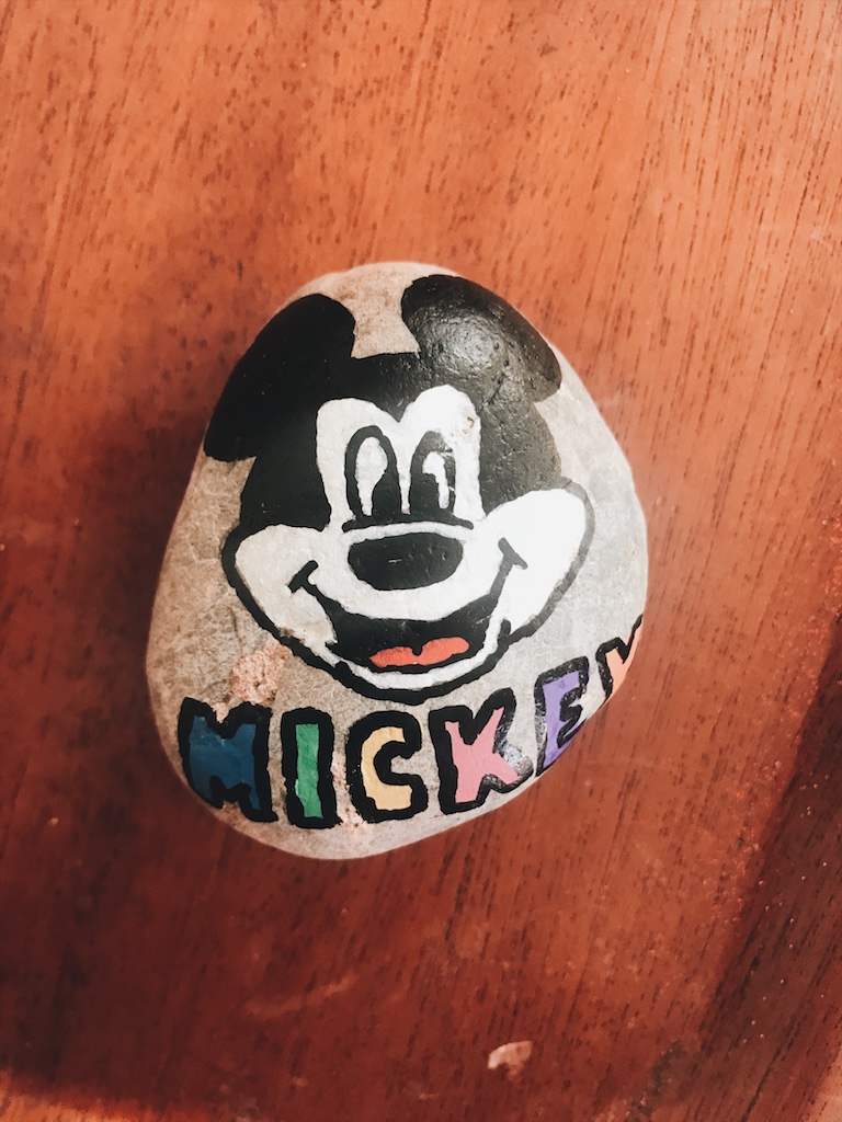 rock hunting and hiding