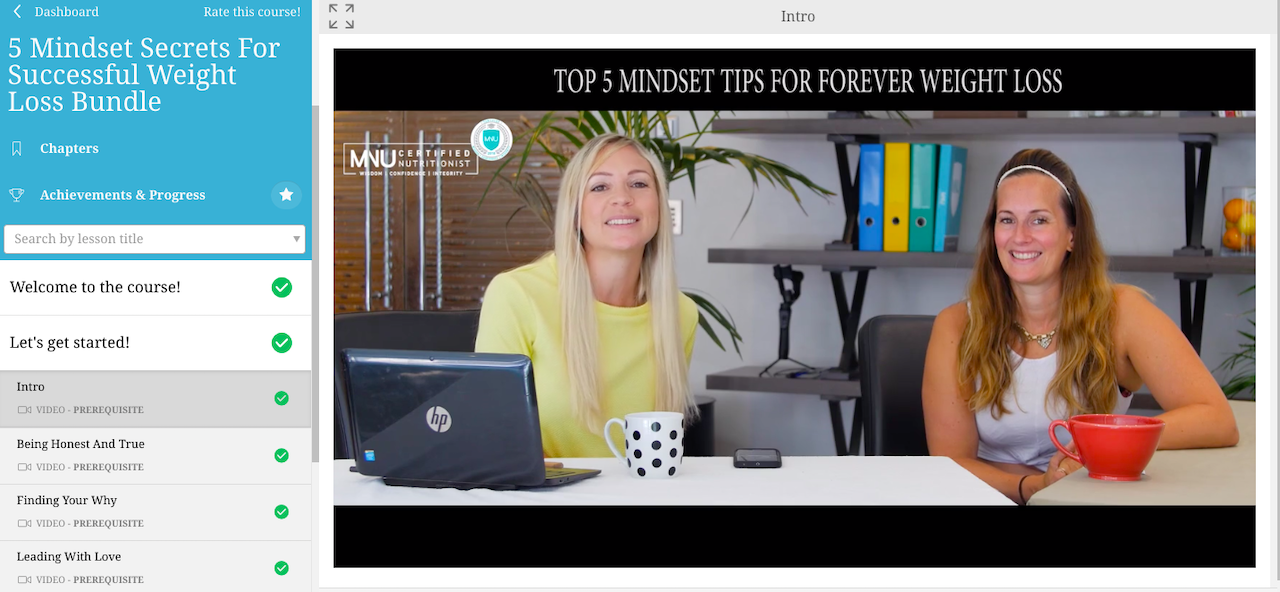 5 Mindset Secrets For Successful Weight Loss Course