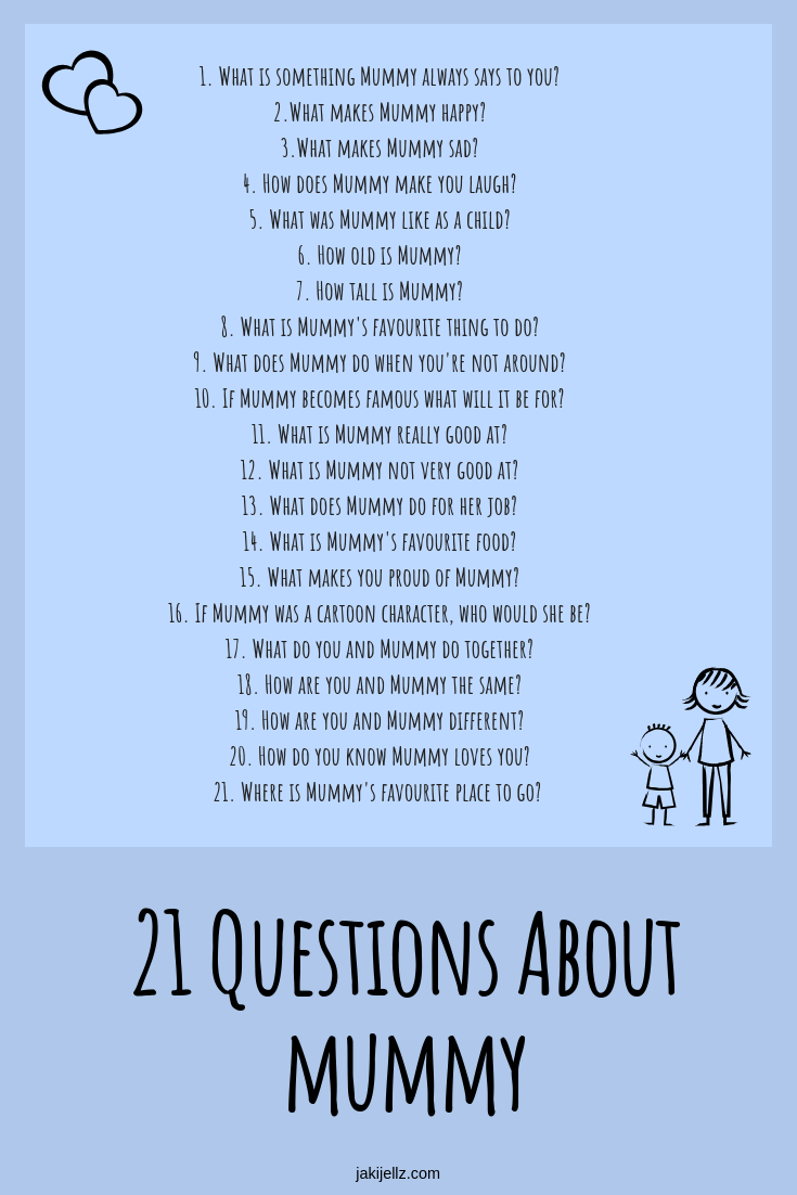 21 Questions About Mummy