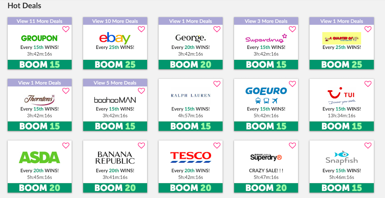 Boom 25 - A Cashback Website With A Difference - Review