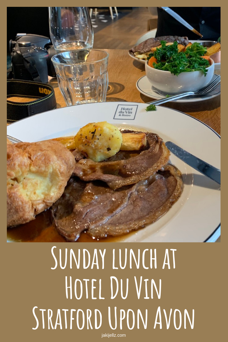 Sunday lunch at Hotel Du Vin Stratford Upon Avon