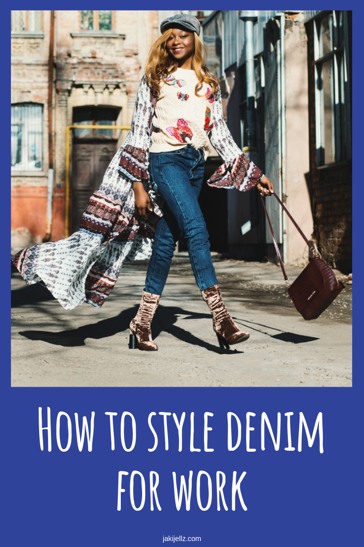 How to style denim for work