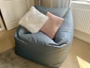 Indoor & Outdoor Lounge Chair Bean Bag Review & Giveaway