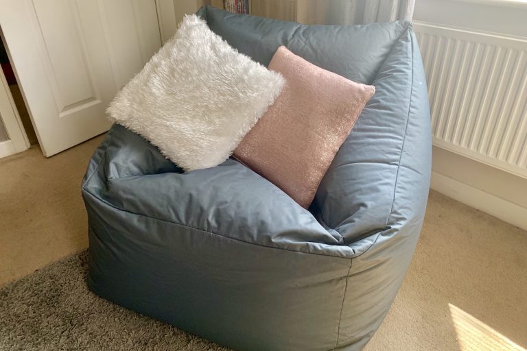 Indoor & Outdoor Lounge Chair Bean Bag Review & Giveaway