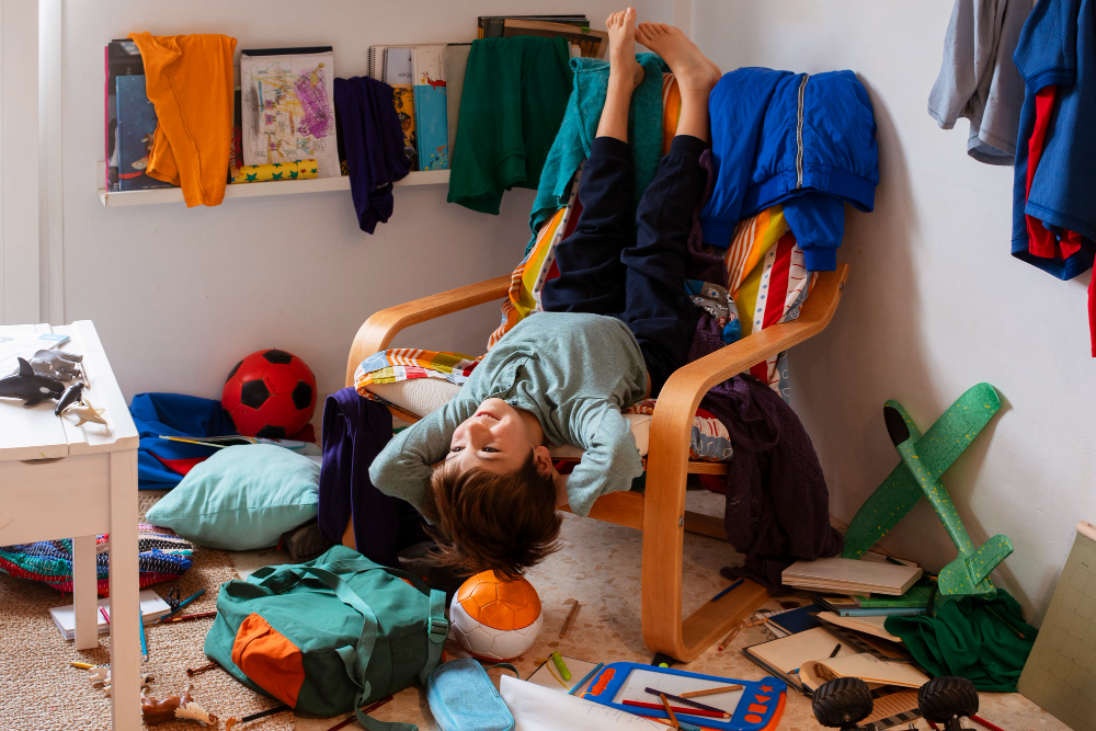 How to tackle a cluttered bedroom, Bunk Beds, Storage and more.