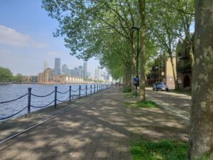 Family Day Out At Canary Wharf